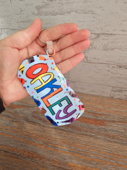 Crayons Bag Tag Keychain