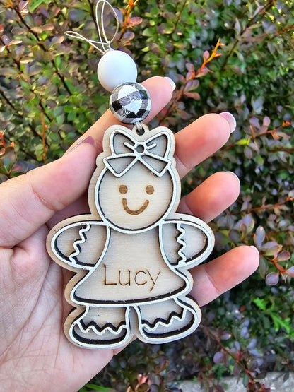 Gingerbread People Kids Ornament