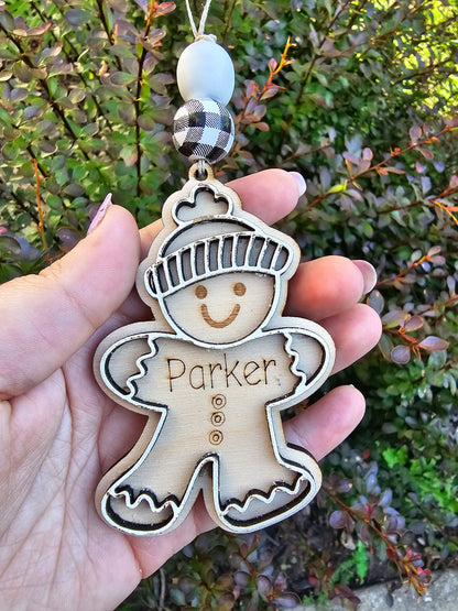 Gingerbread People Kids Ornament