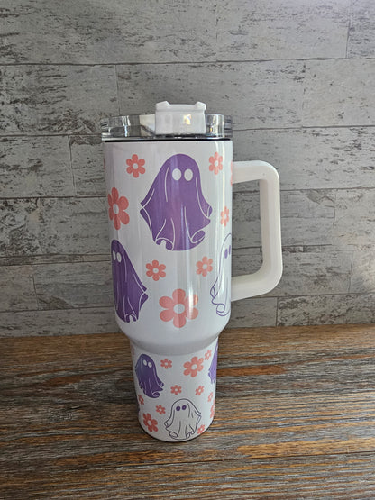 Ghost 40 oz Tumbler with Handle