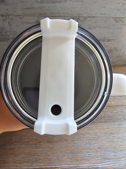 Floral Tumbler with Handle