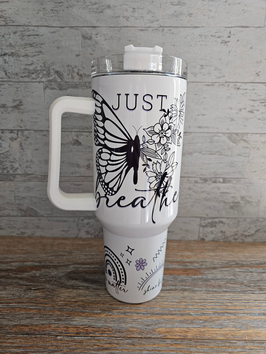 Affirmations Tumbler with Handle