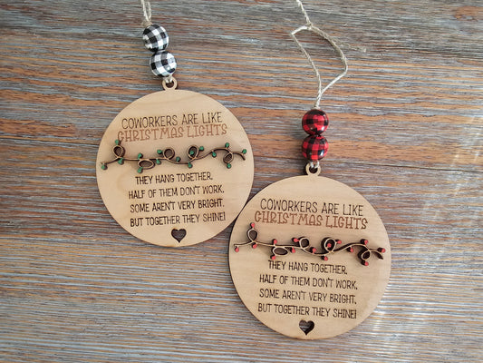 Coworker Christmas Ornament