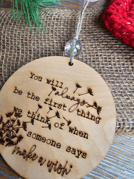 Dandelion Wish Ornament