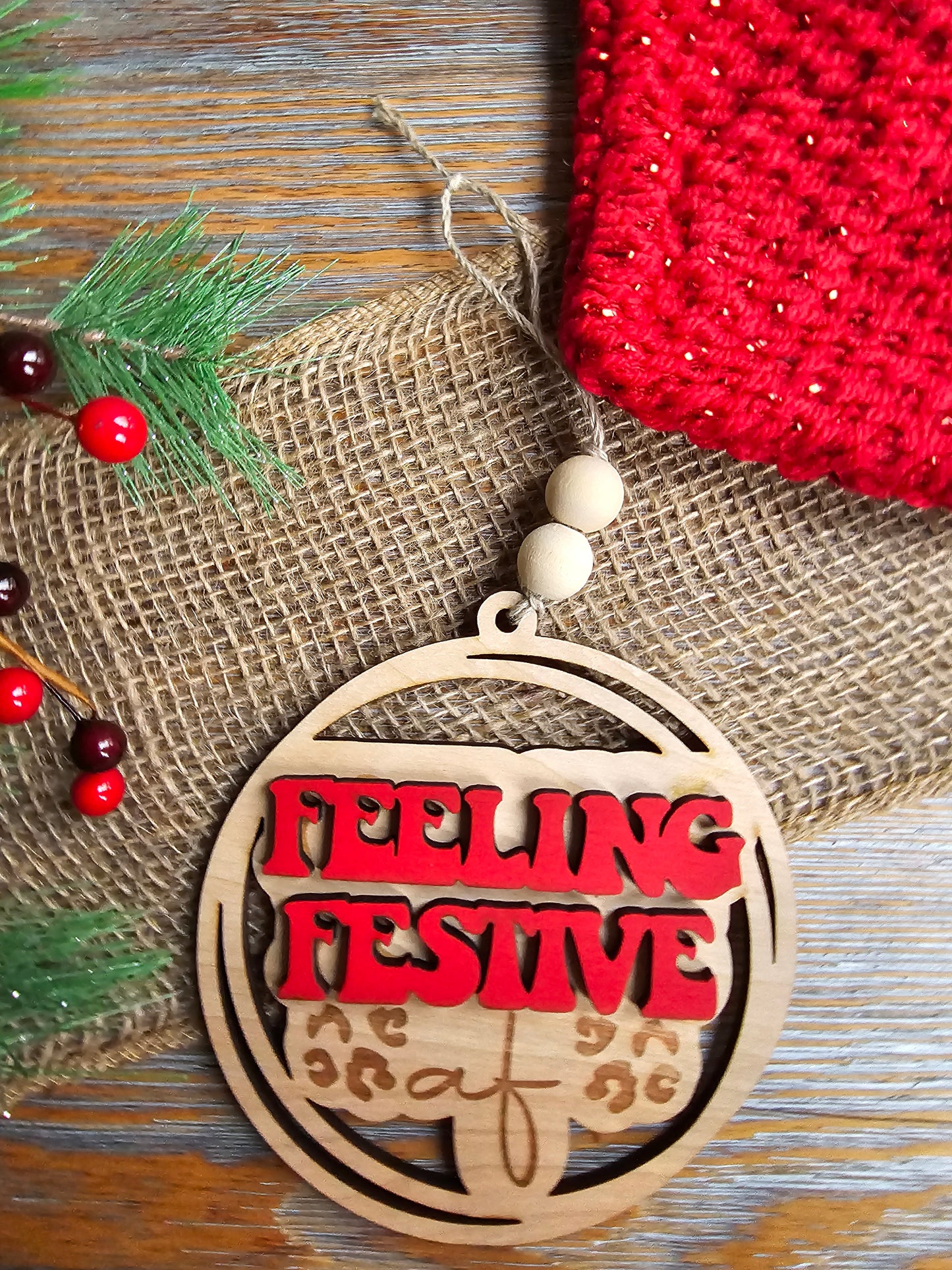 Feeling Festive af Funny Ornament