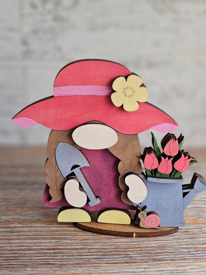 Tulip Gardener Gnome