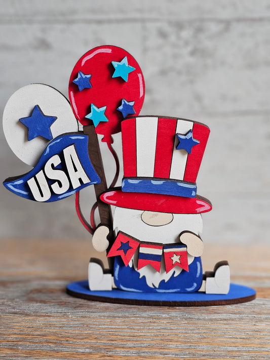 USA Balloons Gnome - READY TO SHIP