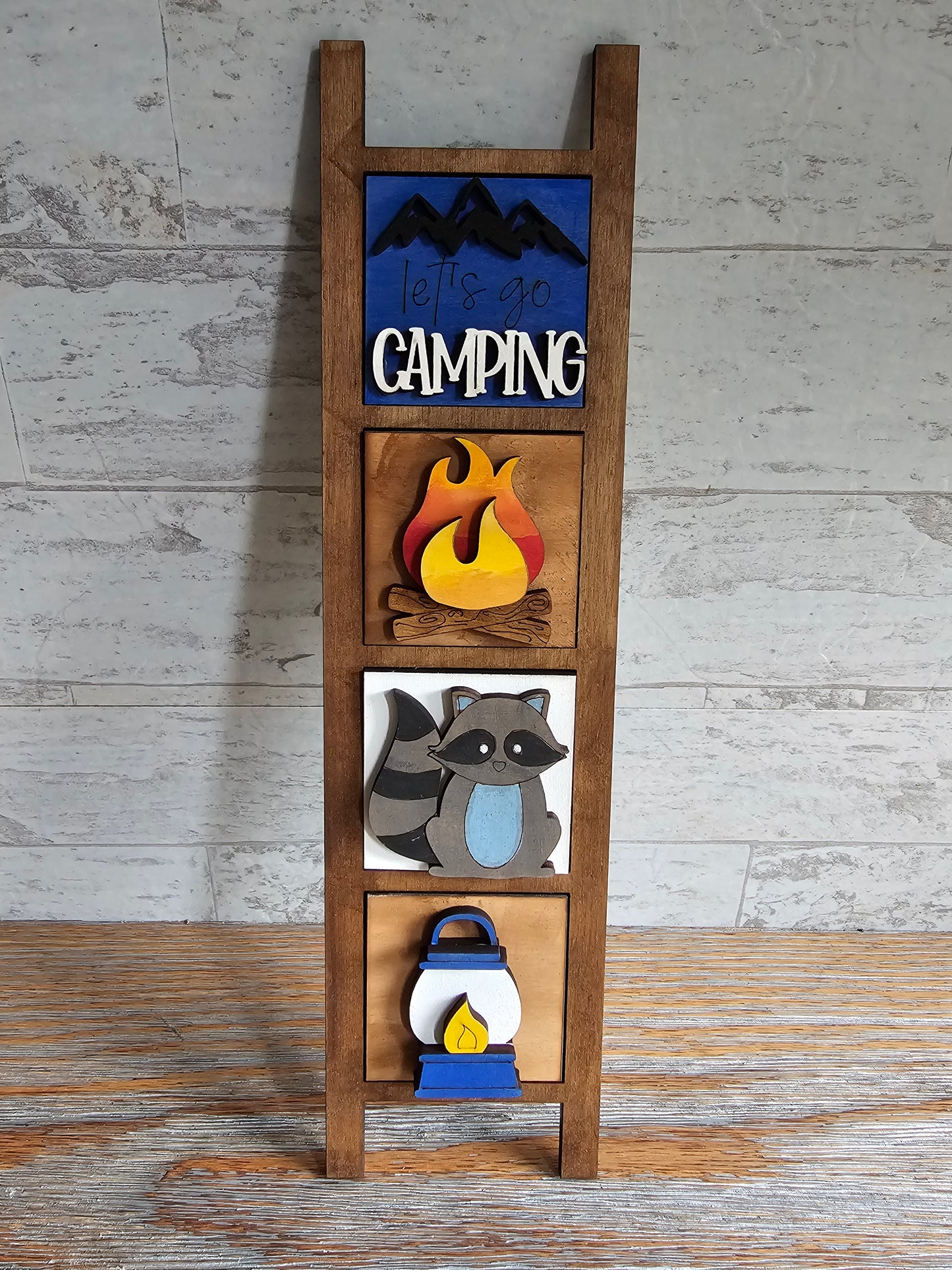 Camping Interchangeable Tile Set - Set of 4