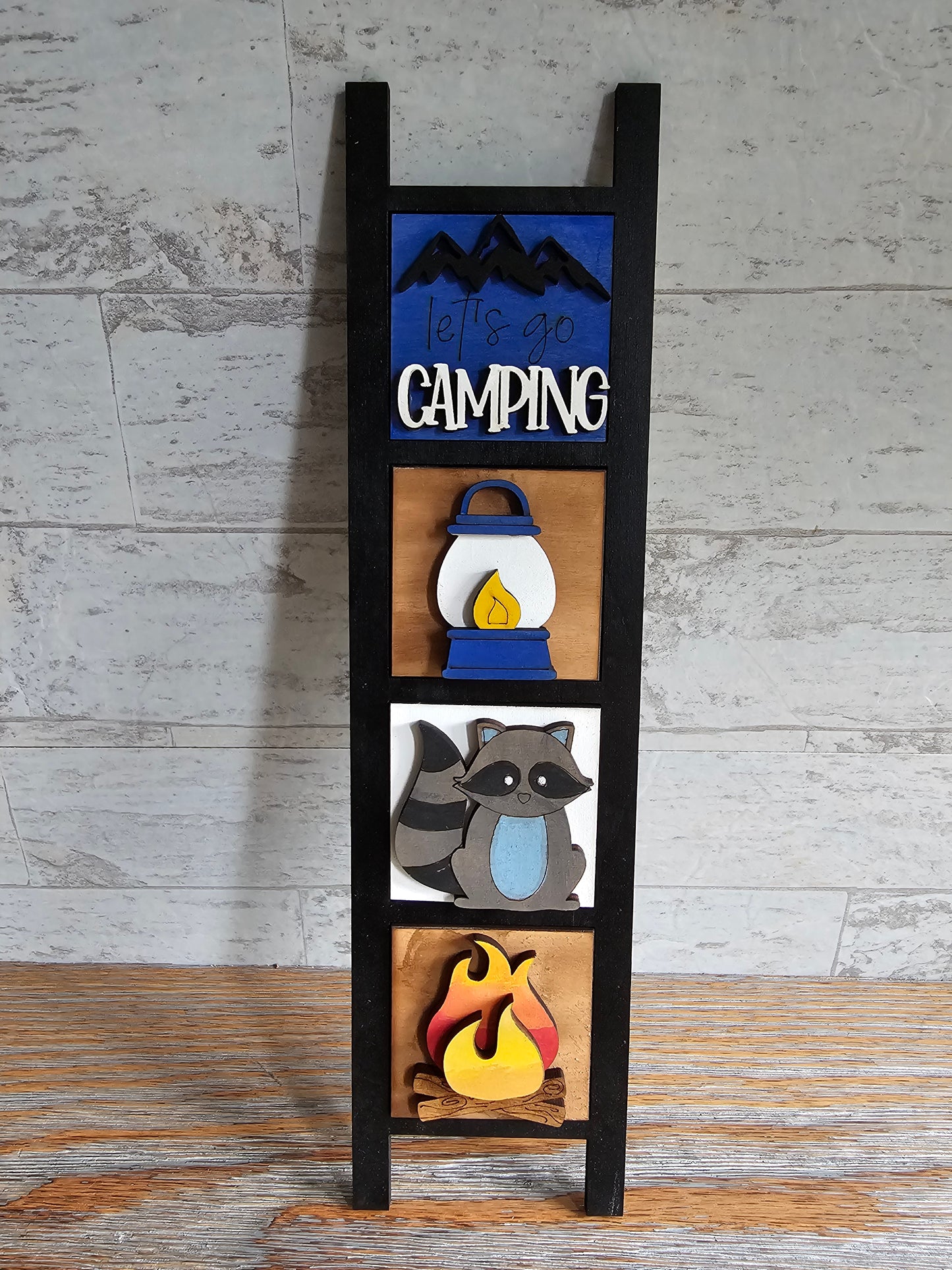 Camping Interchangeable Tile Set - Set of 4