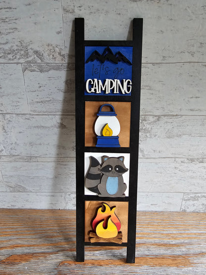 Camping Interchangeable Tile Set - Set of 4