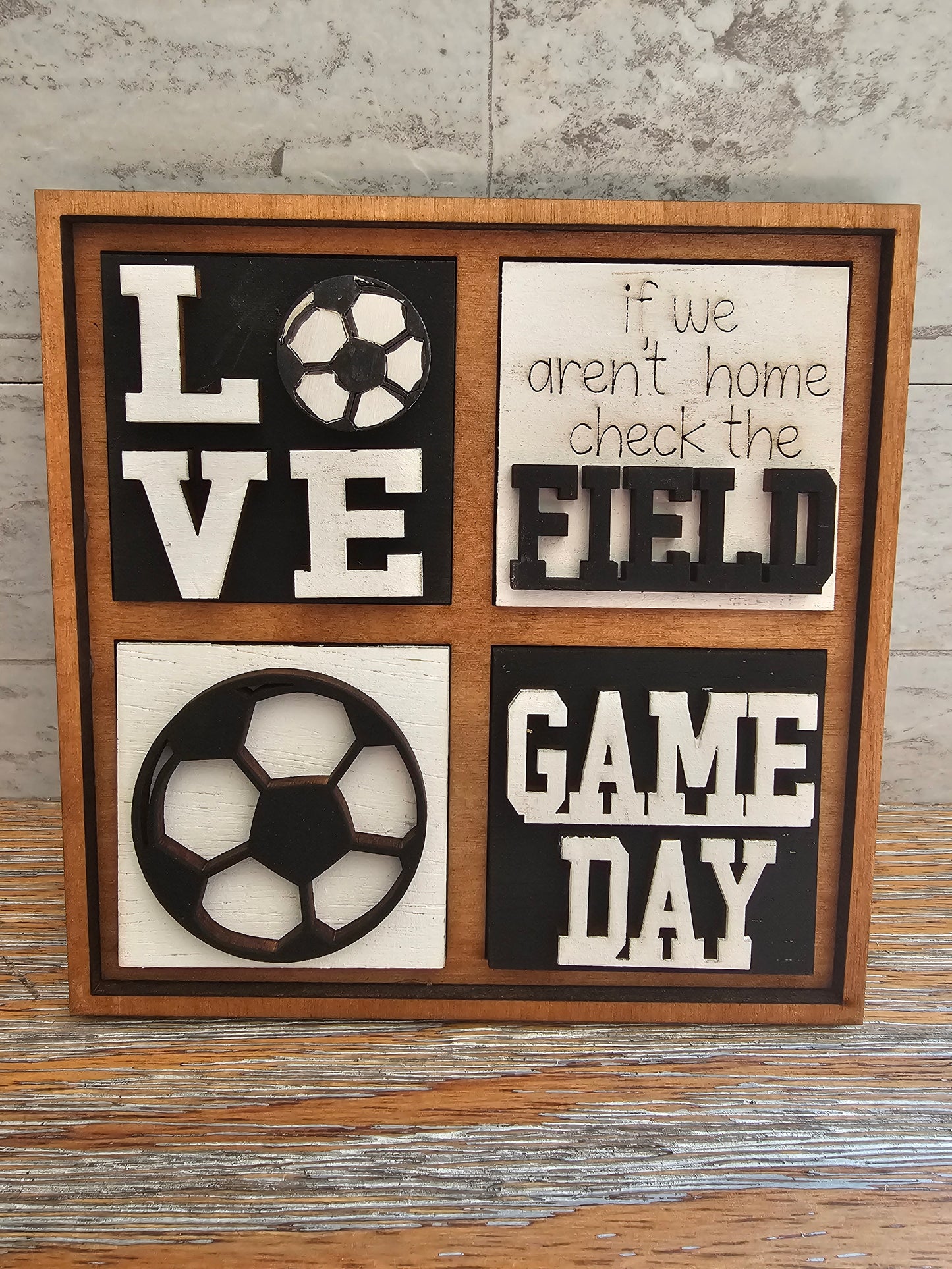 Soccer Interchangeable Tile Set - Set of 4