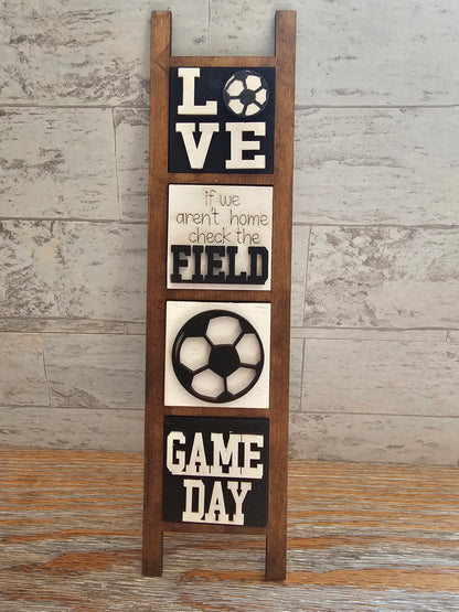 Soccer Interchangeable Tile Set - Set of 4
