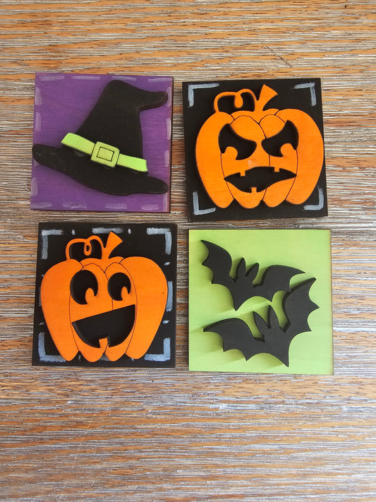 Halloween Interchangeable Tile Set - Set of 4