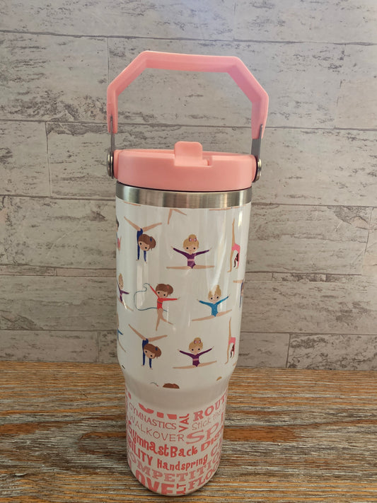 30 oz Gymnastics Water Bottle