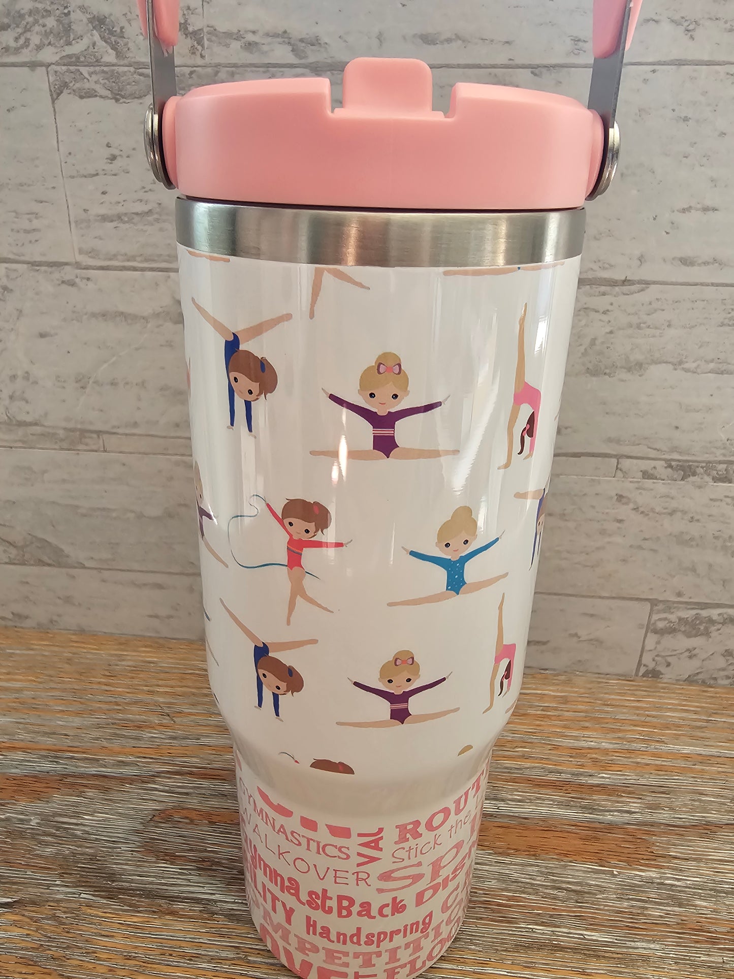 30 oz Gymnastics Water Bottle