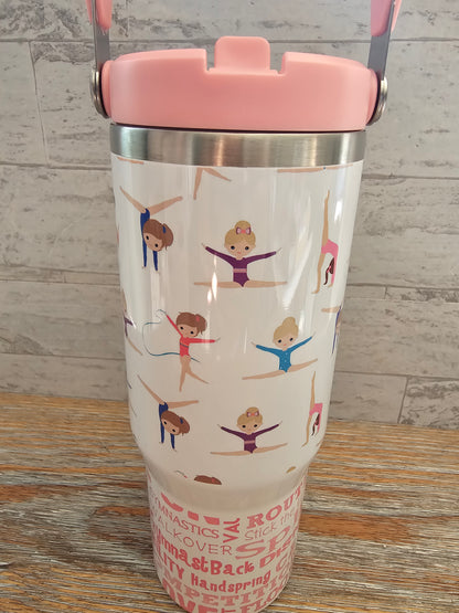 30 oz Gymnastics Water Bottle