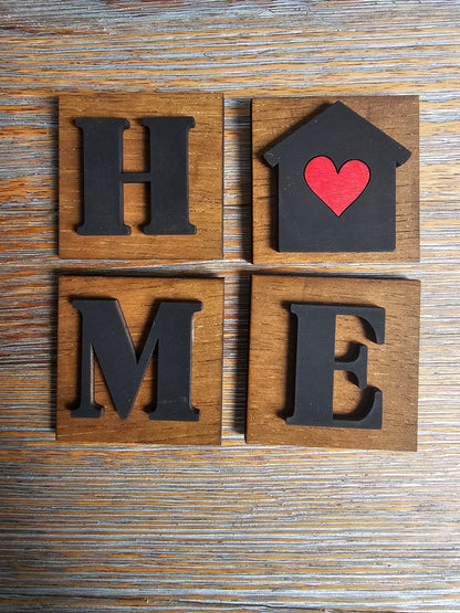HOME Interchangeable Tile Set - Set of 4