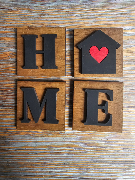 HOME Interchangeable Tile Set - Set of 4