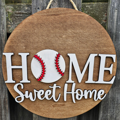 Baseball Interchangeable Piece - for Interchangeable Door Sign