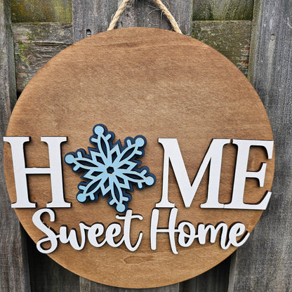 Snowflake Interchangeable Piece - for Interchangeable Door Sign