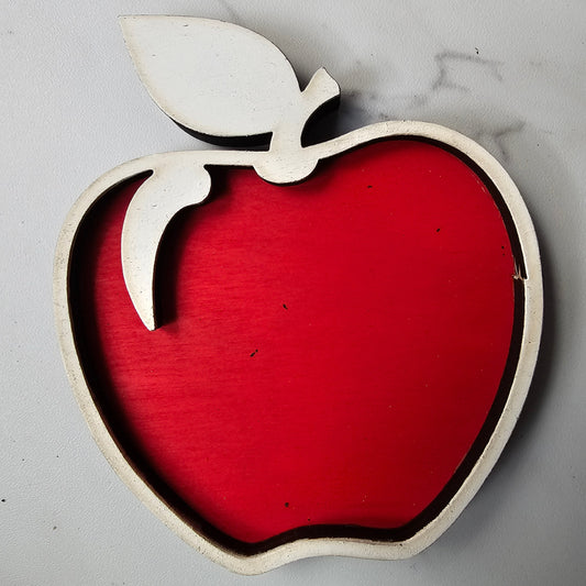 Apple Interchangeable Piece - for Interchangeable Door Sign