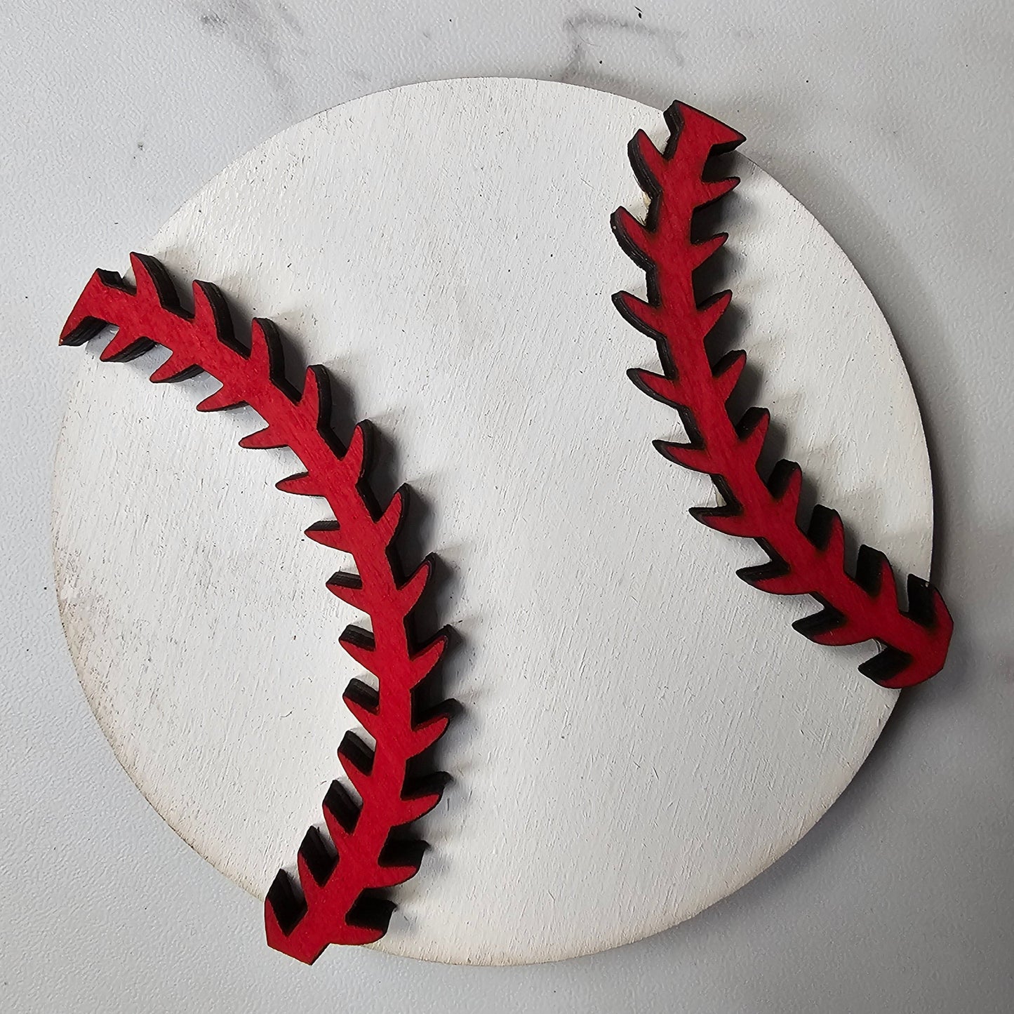 Baseball Interchangeable Piece - for Interchangeable Door Sign