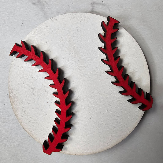 Baseball Interchangeable Piece - for Interchangeable Door Sign