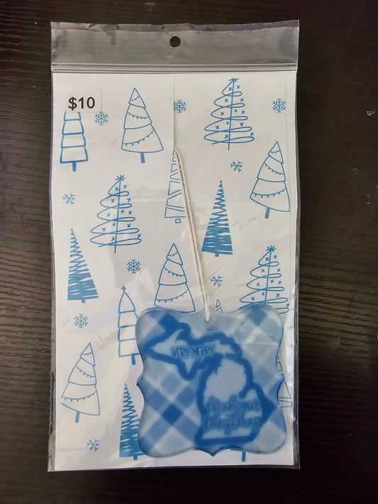 Very Michigan Christmas - Acrylic Ornament - READY TO SHIP