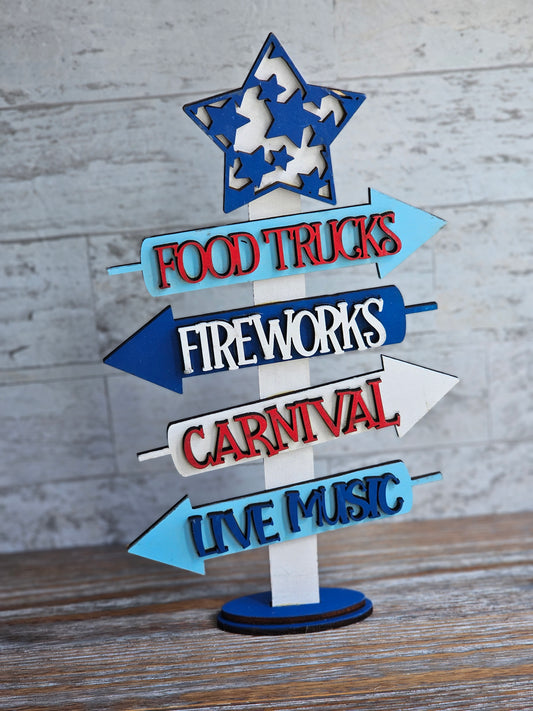 USA Street Sign Decor - READY TO SHIP
