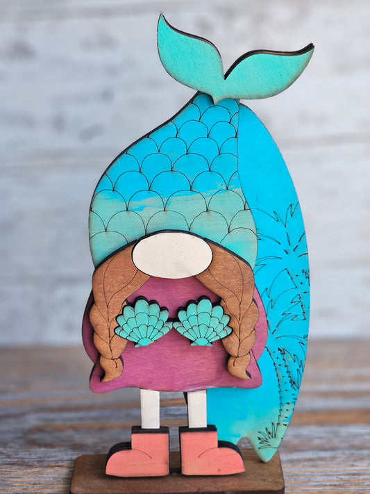 Mermaid Gnome - READY TO SHIP