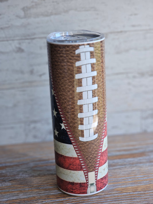 USA Football - 20 oz Stainless Steel Tumbler