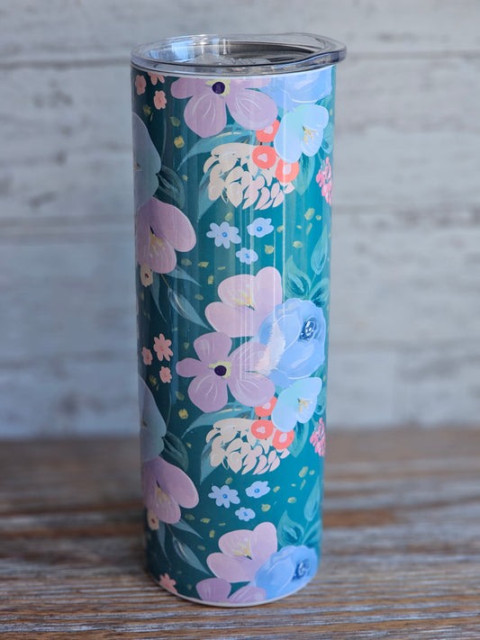Floral - 20 oz Stainless Steel Tumbler