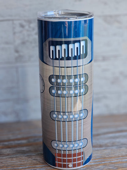Electric Guitar - 20 oz Stainless Steel Tumbler