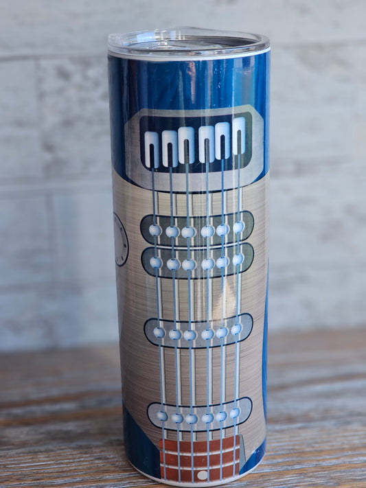 Electric Guitar - 20 oz Stainless Steel Tumbler