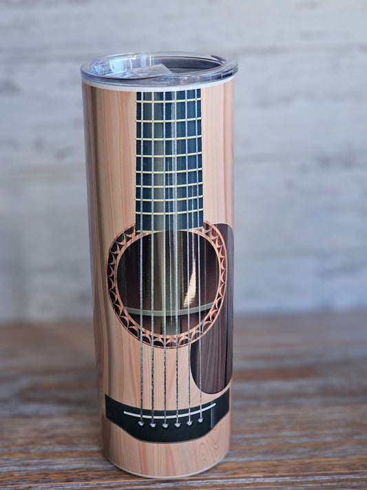 Acoustic Guitar - 20 oz Stainless Steel Tumbler