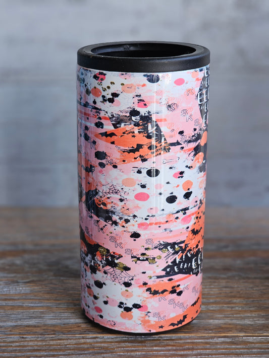 Halloween Print - Skinny Can Cooler