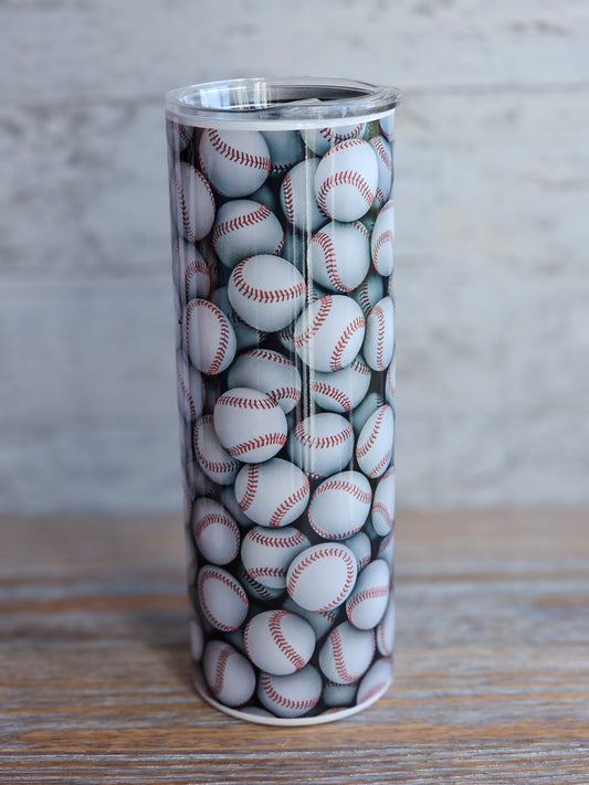 Baseballs - 20 oz Stainless Steel Tumbler