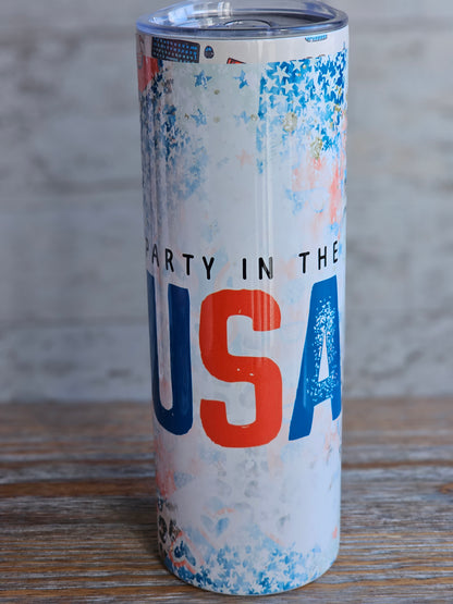 Party in the USA - 20 oz Stainless Steel Tumbler