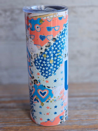 Party in the USA - 20 oz Stainless Steel Tumbler