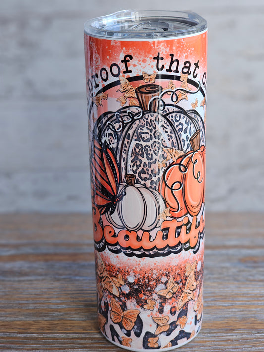 Change is Beautiful - 20 oz Stainless Steel Tumbler