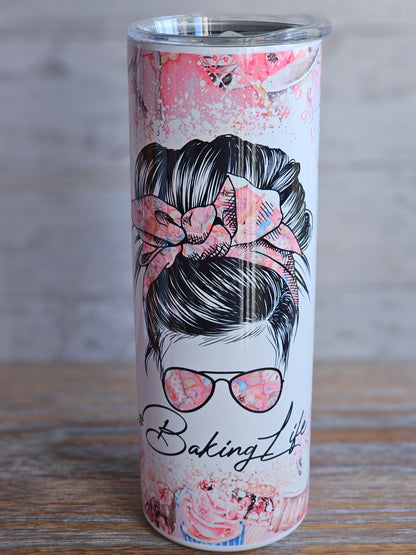 Baking Life - 20 oz Stainless Steel Tumbler