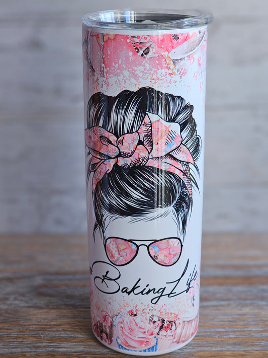 Baking Life - 20 oz Stainless Steel Tumbler