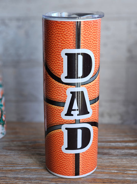 Basketball Dad - 20 oz Stainless Steel Tumbler