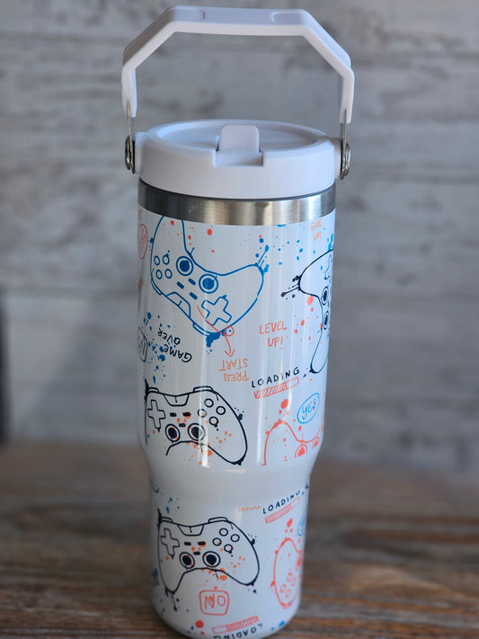 30 oz Water Bottle - Gamer - READY TO SHIP