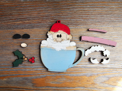DIY Ornament Kit - Santa Mug Ornament