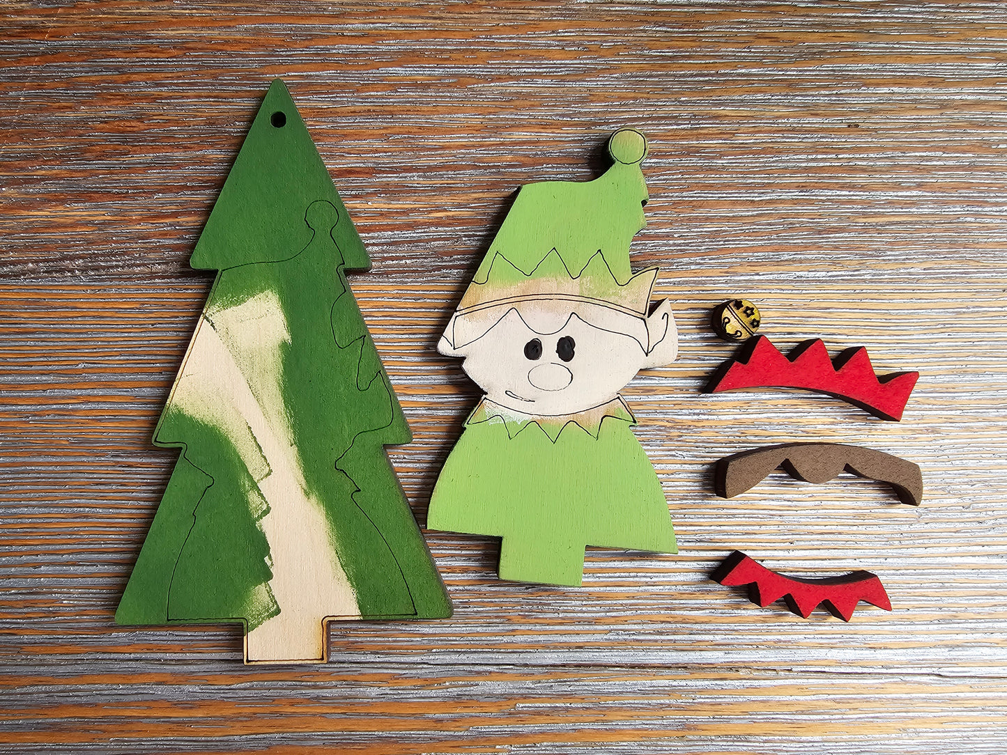 DIY Ornament Kit - Elf Christmas Tree Ornament