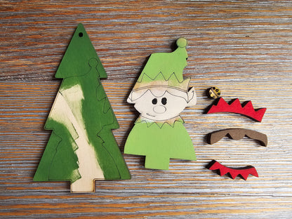 DIY Ornament Kit - Elf Christmas Tree Ornament