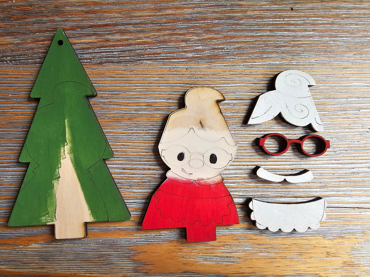 DIY Ornament Kit - Mrs. Claus Christmas Tree Ornament