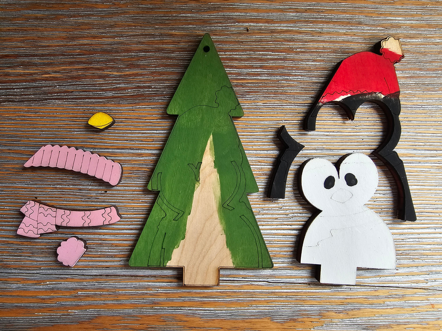 DIY Ornament Kit - Penguin Christmas Tree Ornament