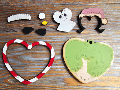 DIY Ornament Kit - Penguin Heart Ornament